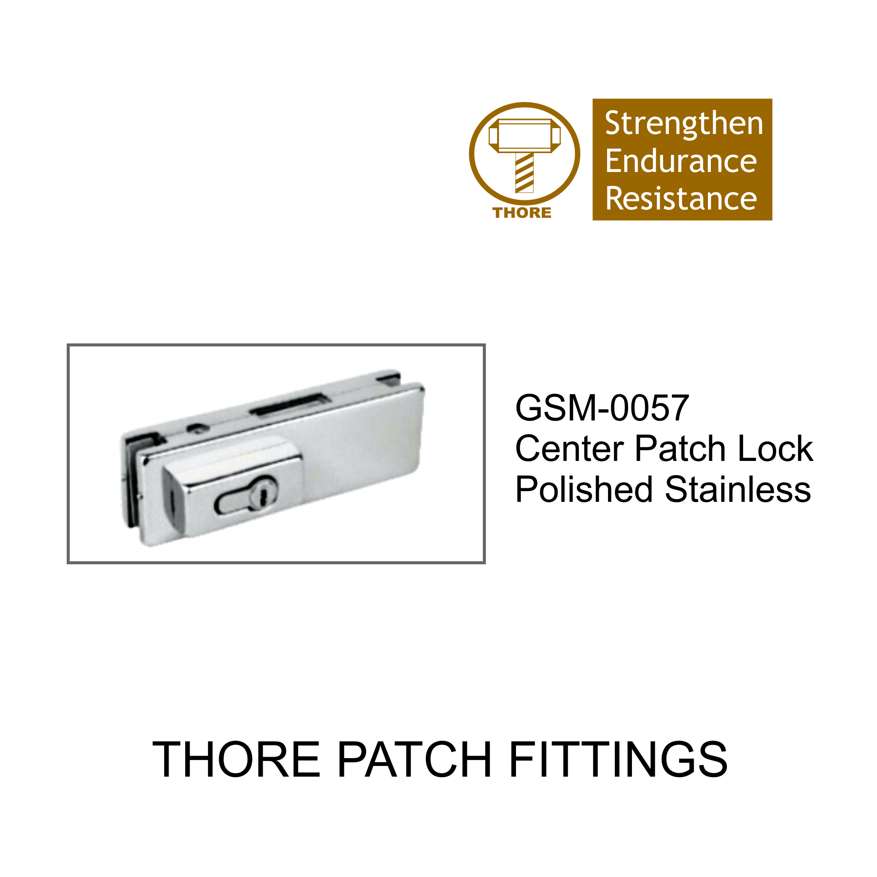 CENTER PATCH LOCK-THORE