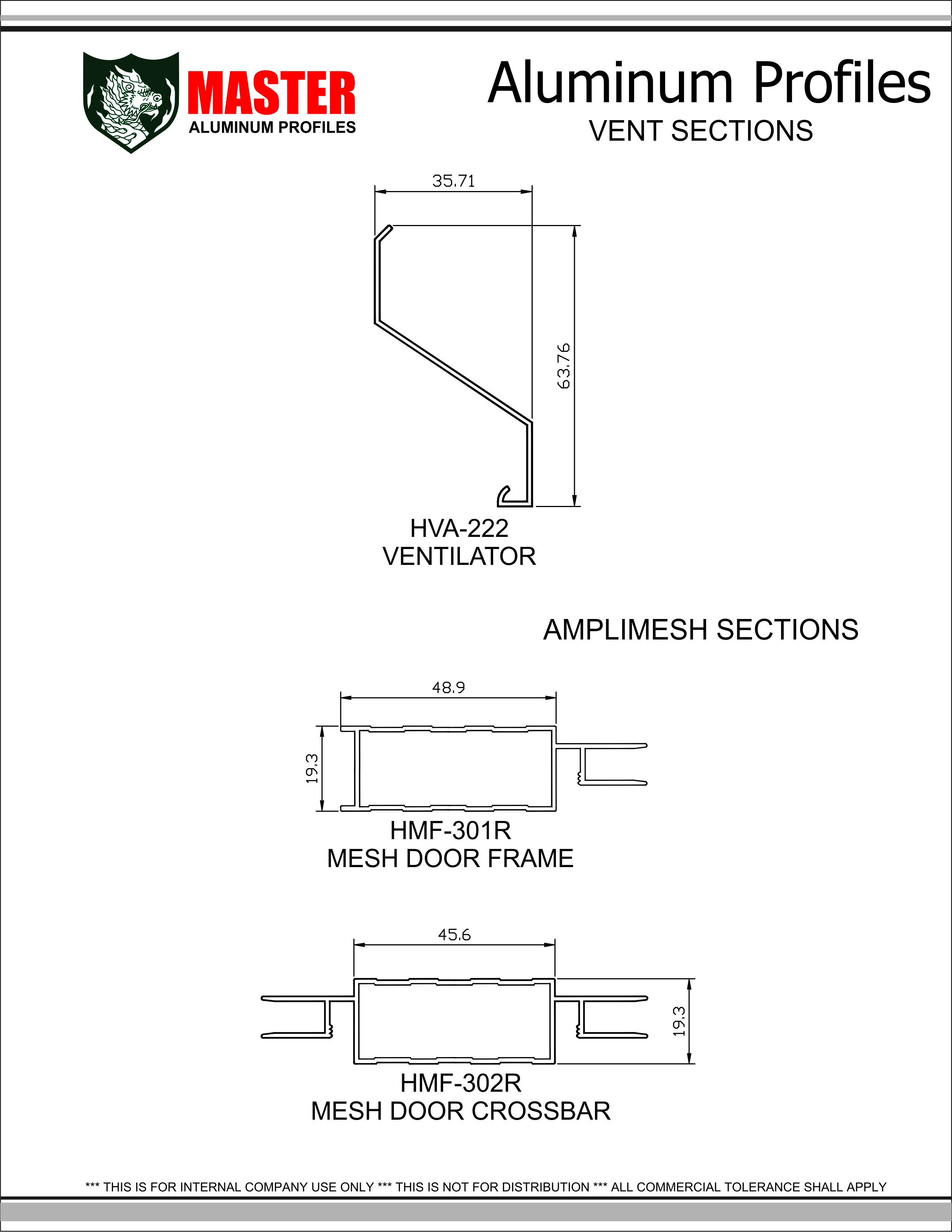 TQMP Vent Sections