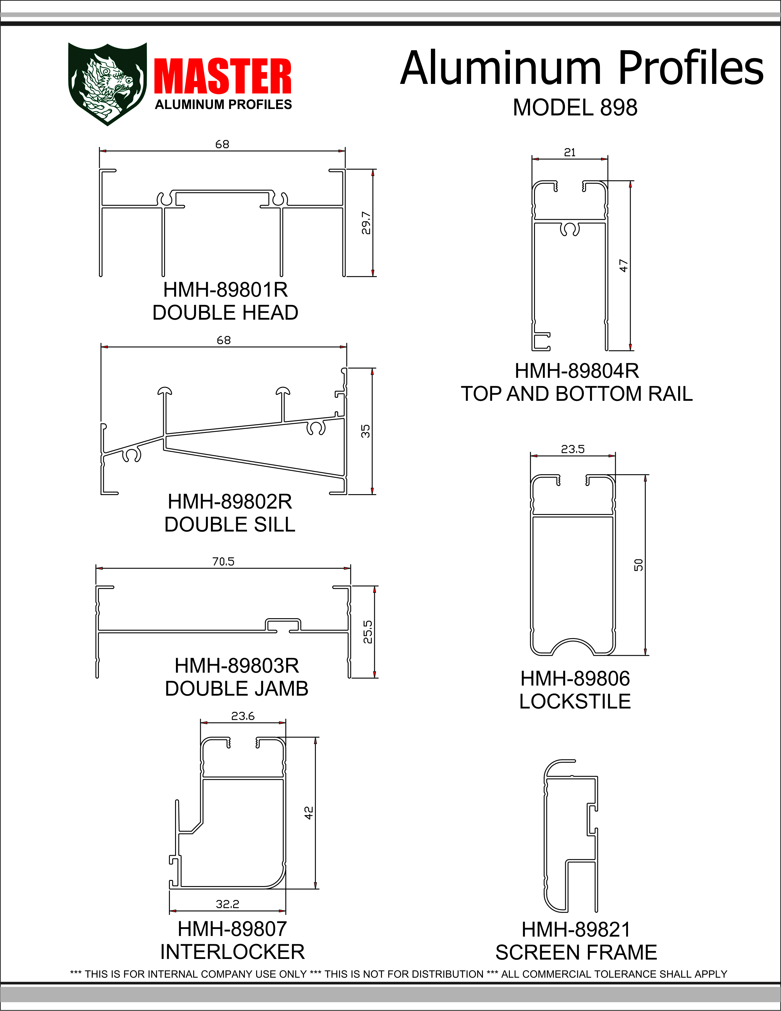 TQMP Swing Door Sections